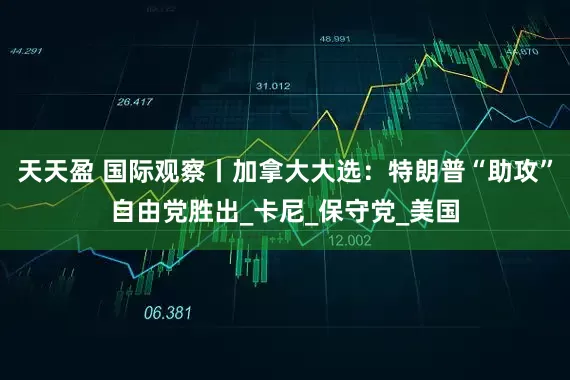 天天盈 国际观察丨加拿大大选：特朗普“助攻”自由党胜出_卡尼_保守党_美国