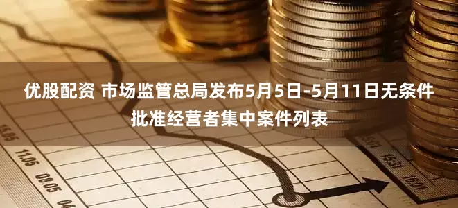 优股配资 市场监管总局发布5月5日-5月11日无条件批准经营者集中案件列表