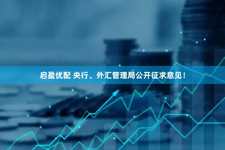 启盈优配 央行、外汇管理局公开征求意见！